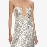 Christopher Esber - Opaline Arced Palm Strapless Dress