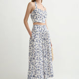 Posse - RUE SKIRT - BLUE BAROQUE