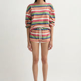 Posse - POLLY SHORT - BAYADERE STRIPE