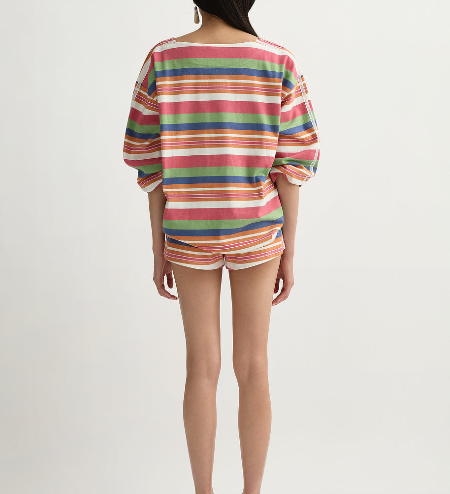 Posse - POLLY SHORT - BAYADERE STRIPE