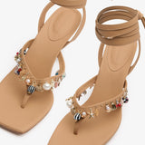 Christopher Esber - Memento Charm Flip Flop Heel