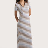 Faithfull - Tiesse Maxi Dress Blue Stripe