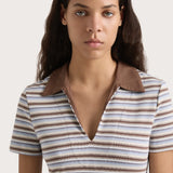 Faithfull - Tiesse Maxi Dress Blue Stripe