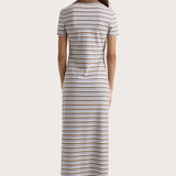Faithfull - Tiesse Maxi Dress Blue Stripe