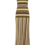 Faithfull - Essenia Knit Dress Espresso Pine Stripe