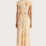 Faithfull - Esson Midi Dress Adeline Floral Yellow