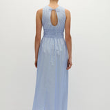 Faithfull - Astra Midi Dress Soft Blue Stripe
