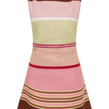 Faithfull - Flor Mini Dress Barragan Stripe Dusty Mauve