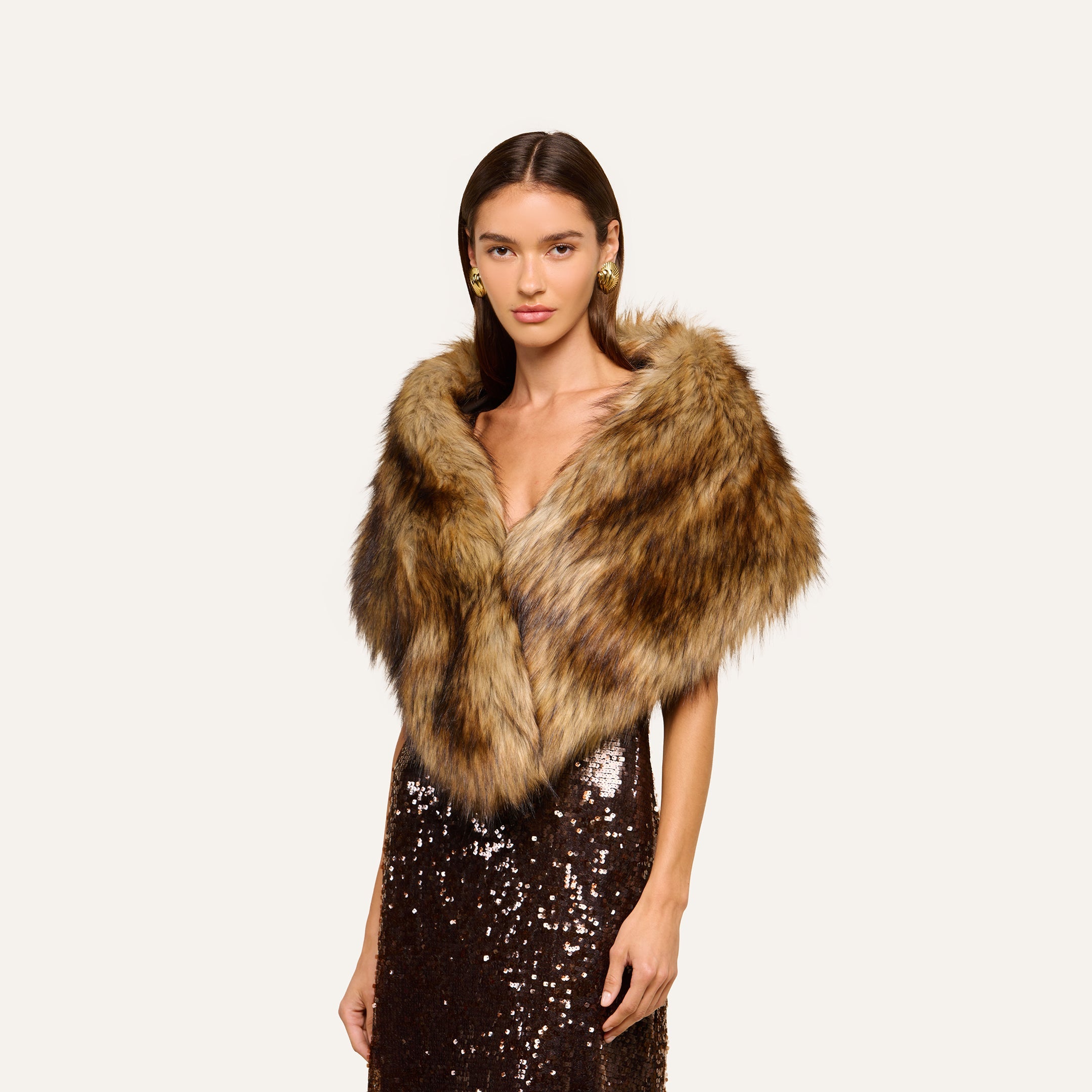 L'AGENCE - Hazel Faux Fur Stole