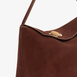 Christopher Esber - Turnlock Suede Mini Shoulder Bag