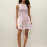 Faithfull - Martina Mini Dress Fiori Stripe Palazzo