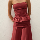 Faithfull - Simone Top Porto Red