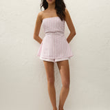 Faithfull - Isole Top Fiori Stripe Palazzo