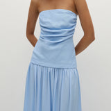 Faithfull - Hedy Maxi Dress Mineral Blue