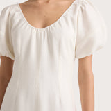 Faithfull - Vence Midi Dress White