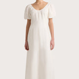 Faithfull - Vence Midi Dress White