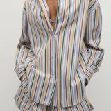 Faithfull - En Vau Oversized Shirt Sifnos Stripe