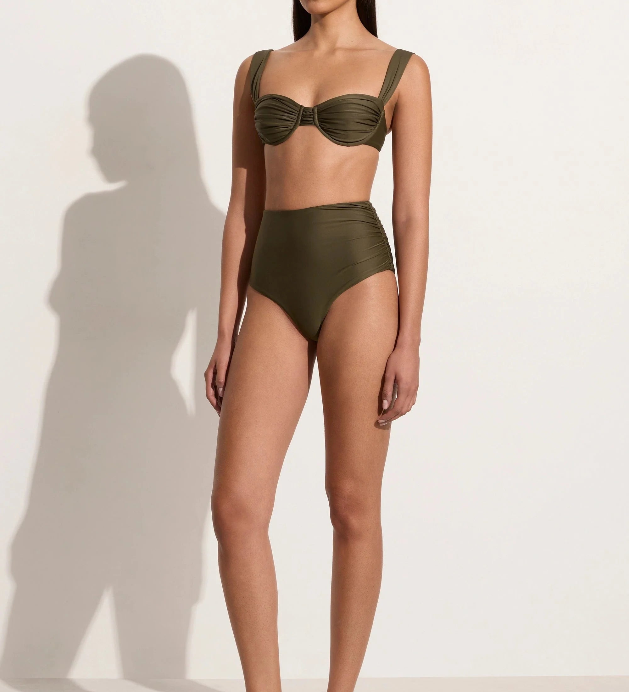 Faithfull - Bianca Bikini Bottoms Khaki - Final Sale