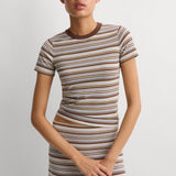 Faithfull - Leandra T - Shirt Canaria Stripe Carob
