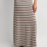 Faithfull - Casia Maxi Skirt Canaria Stripe Carob