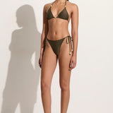 Faithfull - Ada Bikini Bottoms Khaki - Final Sale