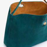 Christopher Esber - Turnlock Suede Grande Shoulder Bag