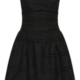 Faithfull - Roja Mini Dress Rosa Broderie Black