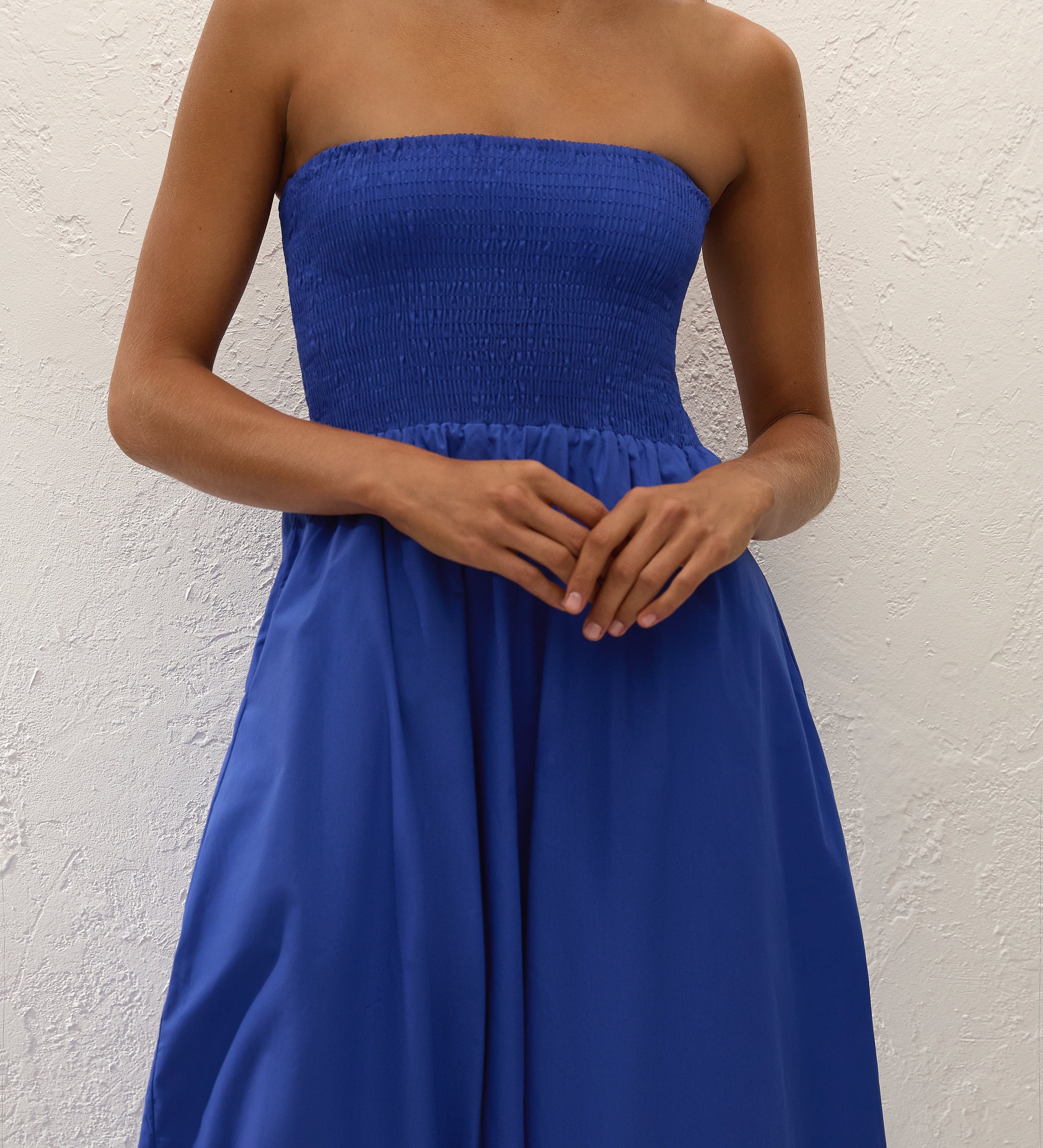 Faithfull - Lunaire Midi Dress Cobalt