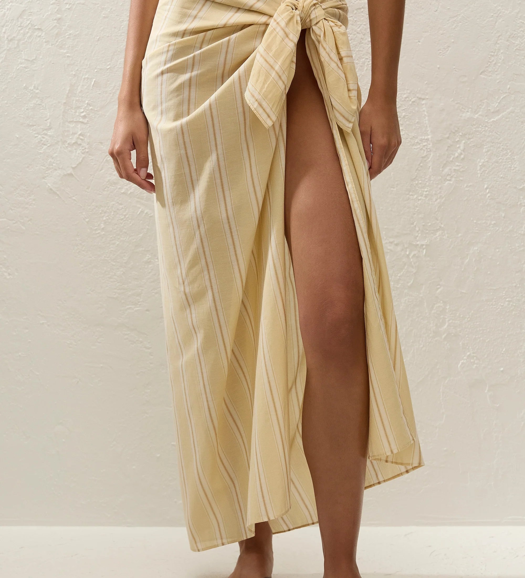 Faithfull - Lomas Pareo Ombre Stripe Faded Mustard
