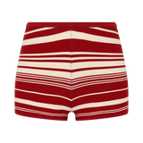 Faithfull - Playa Mini Short Valdemar Stripe Red Ochre