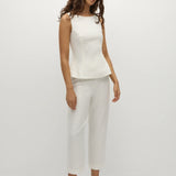 Faithfull - Claudine Pant White