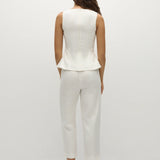 Faithfull - Claudine Pant White