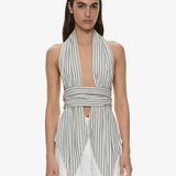 Christopher Esber - Scarf Draped Halter Top