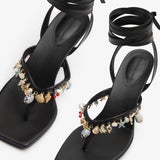 Christopher Esber - Memento Charm Flip Flop Heel