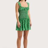 Faithfull - Yerres Mini Dress Green