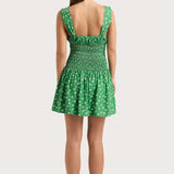 Faithfull - Yerres Mini Dress Green
