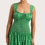 Faithfull - Yerres Mini Dress Green