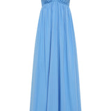 Faithfull - Presa Maxi Dress Mico Pinstripe Azul