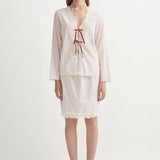 Posse - MARLOWE BLOUSE - CREAM & RED POLKA DOT