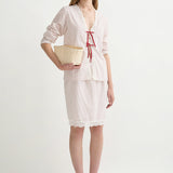 Posse - MARLOWE BLOUSE - CREAM & RED POLKA DOT