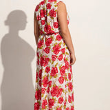 Faithfull - Acacia Maxi Dress Isadora Floral Red - Final Sale