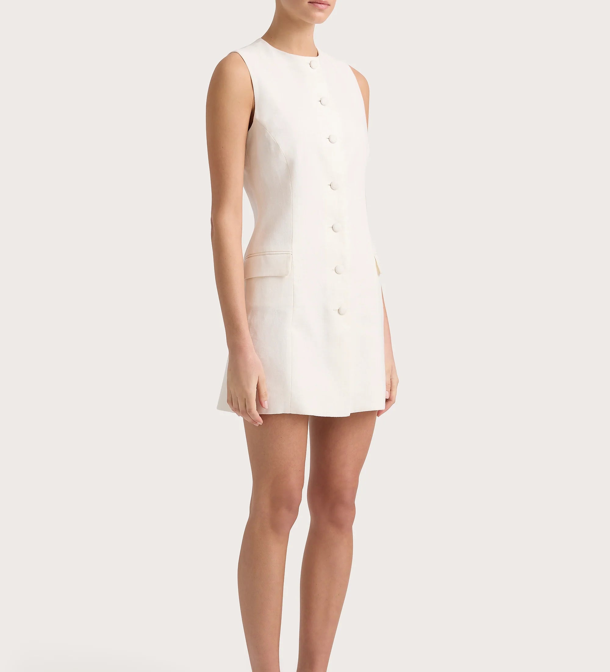 Faithfull - Jane Mini Dress White - Final Sale
