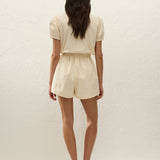 Faithfull - Roma Playsuit Butter Textured Gingham