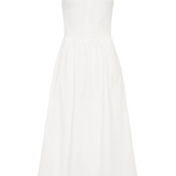 Faithfull - Camera Midi Dress White - Final Sale
