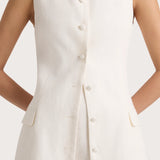 Faithfull - Jane Vest White - Final Sale