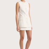 Faithfull - Jane Mini Skirt White - Final Sale