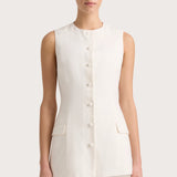 Faithfull - Jane Mini Skirt White - Final Sale