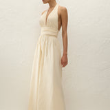 Faithfull - Lido Maxi Dress Butter Textured Gingham