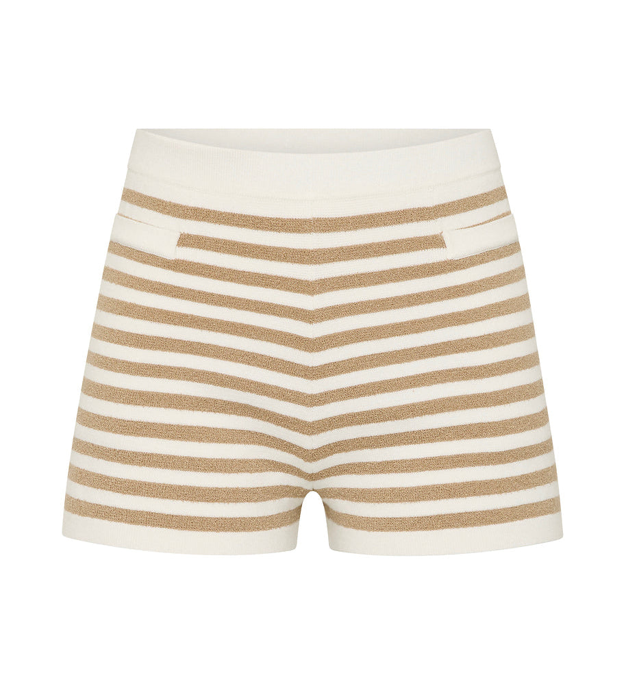 Posse - ARI SHORT - TAN STRIPE
