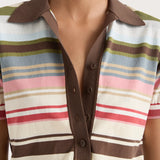 Faithfull - Sable Polo Shirt Meleu Stripe Multi